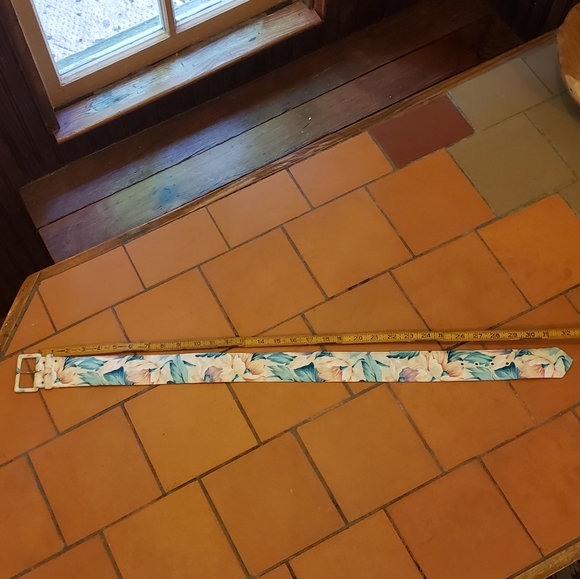 80s VTG Pastel Floral Garden Party Dress - Picture 9 of 12